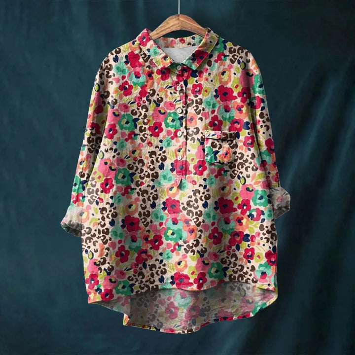 NAOME - ELEGANT FLORAL SHIRT